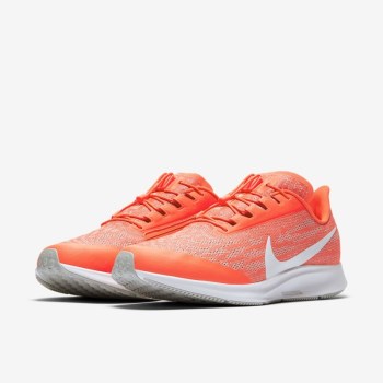 Nike Pegasus 36 FlyEase (Extra Wide) - Férfi Futócipő - Piros/Világos Szürke/Fehér